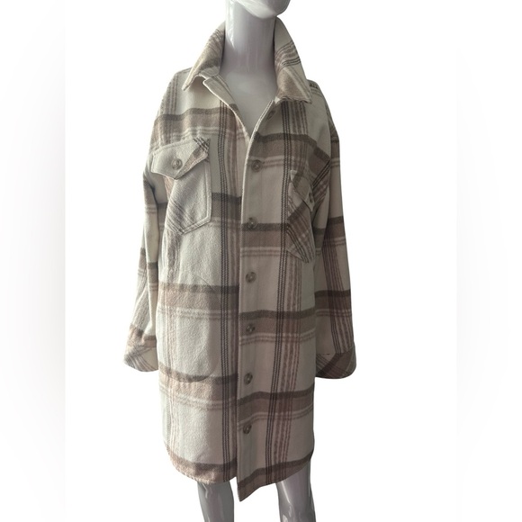 Gentle Fawn Tan and White Utility Jacket - Picture 6 of 6